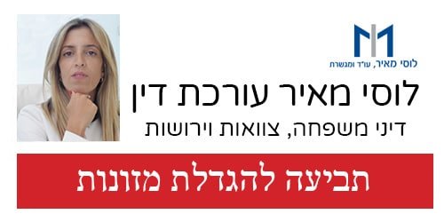 תביעה להגדלת מזונות